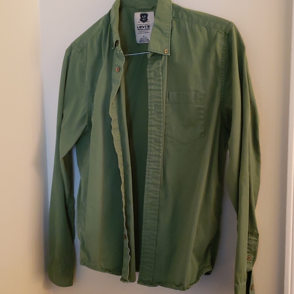 Levi's Green Classic Button down
